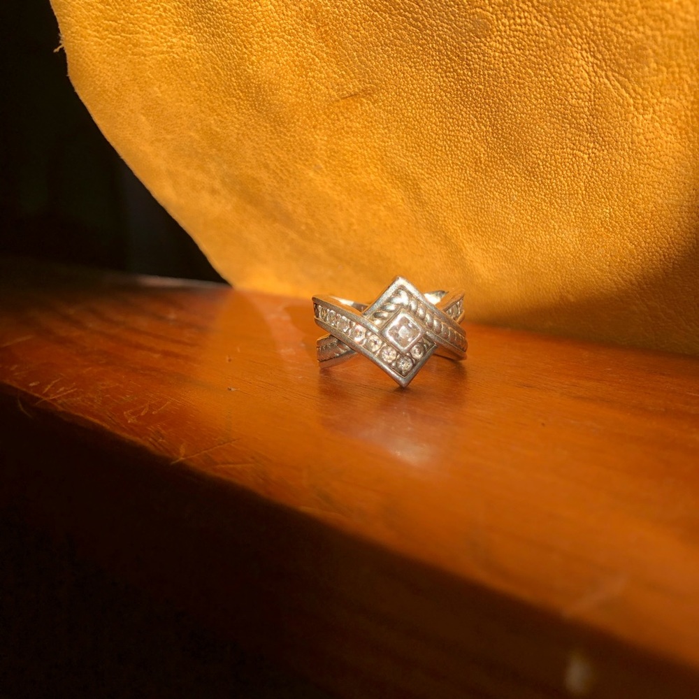 Sterling Silver Engagement Ring
